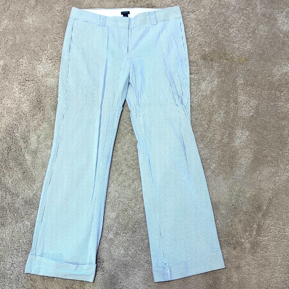 Jcrew seersucker pants